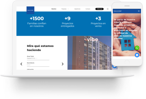 Enacorp diseño y desarrollo web