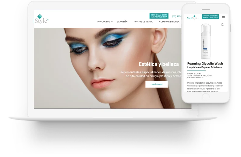 Medstyle diseño y desarrollo web portafolio
