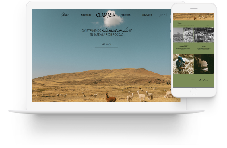 portafolio sitio web clamasa